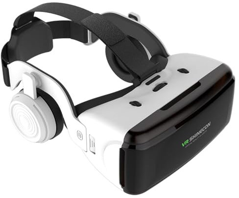 Virtual Reality Goggles, VR Virtual Reality Brille 3D | Einstellbare Virtual -Reality -HD -Objektive Brillen 3D für Handy | VR Headset & Brille Video Game Experience für Kinder und Erwachsene