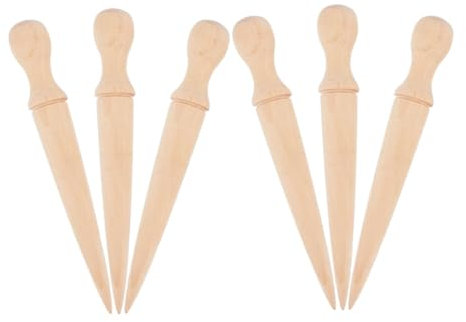 UPKOCH 6stücke Griff Gartenlochstanze Mit Pflanzlochgräber Für Gartenarbeit Boden Puncher Aus Material Komfortable Hand Werkzeug Für Pflanzen Graben Und Säen
