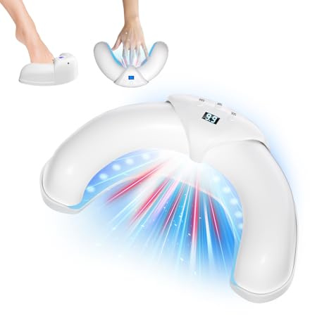 Upgraded Nail Fungus Lase Device【21-Day Fast Results】【905nm Low-Temp Infrared】 Antifungal Lase Treatment for Toenail & Fingernail Fungus, Safe & Painless At-Home Solution
