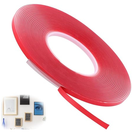 10 Metros Cinta de Sellado Autoadhesiva y Junta para Base de Cristal, Accesorio para Chimenea para Sellado de Placa de Horno, Adhesivo Transparente para Estufa y Placa Protectora