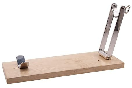 Bricolemar Schinkenhalter aus Edelstahl, zusammenklappbar, Holz, Cortés