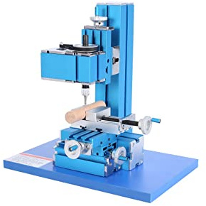 Mini fraiseuse en métal - Outil de bricolage de haute précision pour l'artisanat du bois et du métal - Équipement d'alimentation compact pour les amateurs