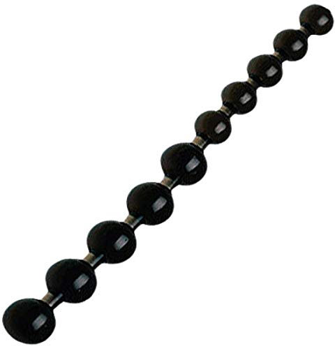 You2Toys Anal Pearls Black - stimulierender Analdildo für Männer und Frauen, zehn Reiz-Kugeln, Anal-Training, Verstärkung des Höhepunkts, schwarz