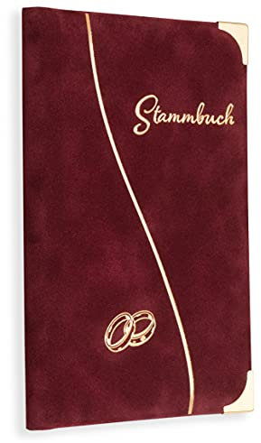 Stammbuch Renkaat Bordeaux Rot Hochzeit Stammbuch der Familie incl. Einleger