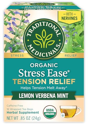 Traditional Medicinals Teas Stress Ease, Cinnamon 16 Count