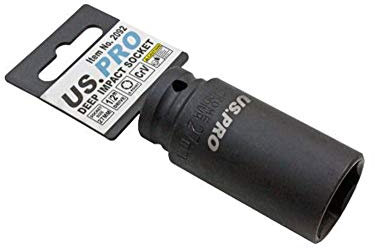 US PRO 27mm 1/2 dr 6pt Deep Impact Socket 2092