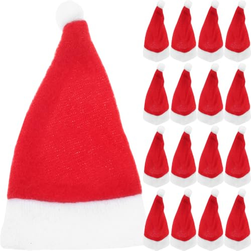 st. jul vinbottle Cap väska bestick arrangör väska kapning gaffel skydd juldekoration mini julmössa juldekoration