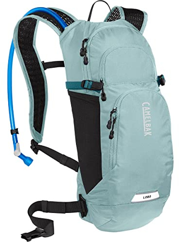 CamelBak Damen Lobo 9 Fahrrad-Trinkrucksack – Helm-Tragetasche – Magnetische Schlauchfalle – 200 ml