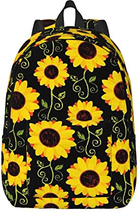 KoNsev Stylischer Laptop-Rucksack, Reiserucksack, Arzttasche, schwarz, stilvoll, leicht und funktional, Schwarz , S