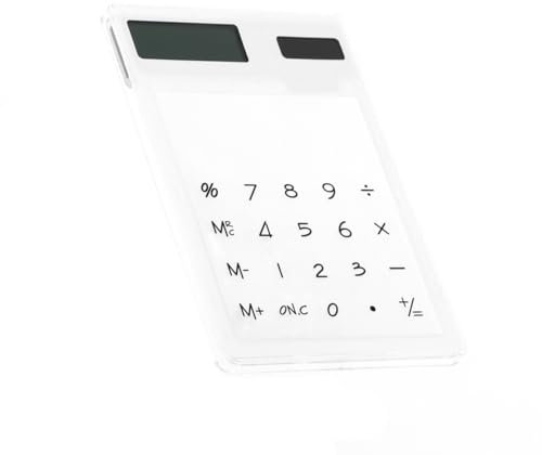 Calculatrice 8 Chiffres à Transparente Tactile Énergie Solaire