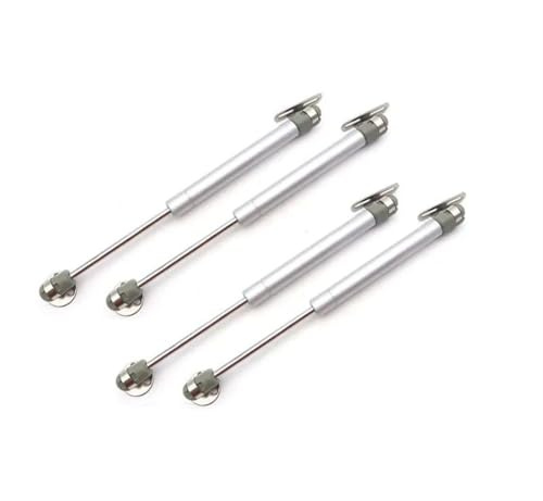 HSUF Molla A Gas 4 Pezzi Pressione 100N/120N/150N/200N/300N Cerniera Mobili da Auto Supporto Pneumatico per Porta dell'Armadio da Cucina Molla A Gas Idraulica Ammortizzatore(4pcs 120N)