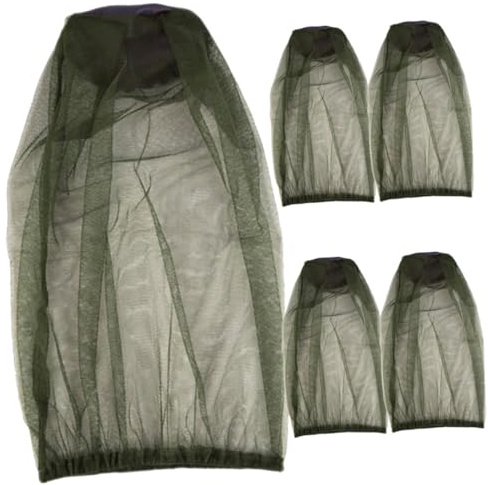 TOYZFRIENDY 5pezzi Cappello Apicoltore Cappello Rete per Testa Accessorio per Forniture Apicoltura Protezione da Insetti Resistente all Usura