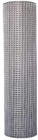 Coated Welded Wire Fence,1Mx30M 1.6cm Holes Chicken Wire Fencing Hot Dipped Mesh Fencing Garden Border Fencing Roll Fence Welded Cage Poultry Netting for Chicken Deer Rabbit and Other Small Animals