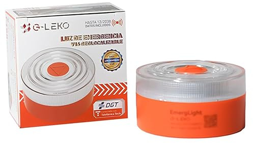 Baliza V16 Homologada DGT 3.0 con Geolocalización | Luz Emergencia Coche LED 360° Visible 1 km | Imán Magnético | Obligatoria 2026 | Resistente al Agua IP54