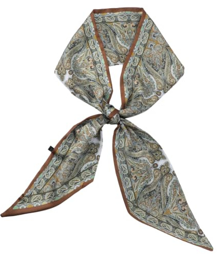 Yolev Neck Scarf, Vintage Headscarves for Women, Soft Scarf Headband, Fashion Head Scarves for Women Handbags Satin Headscarf Accessories