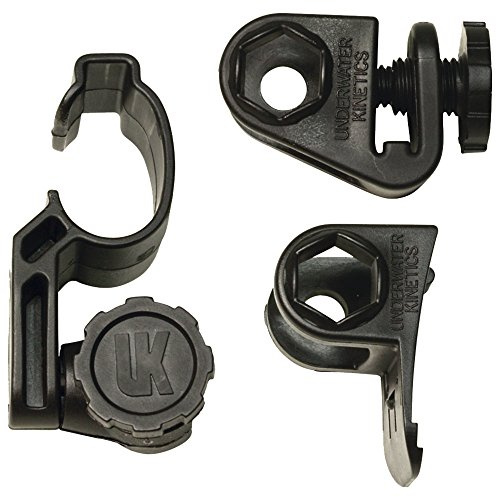 UK Lights Helmhalterung Universal, Kunststoff, 3-teilig 14819