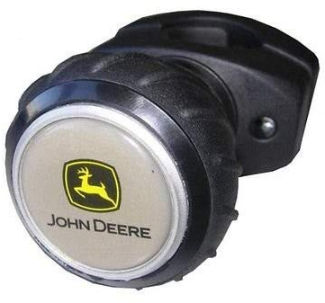 John Deere Luxus-Lenkradknauf Lenkhilfe mit schwarz-gelbem Logo