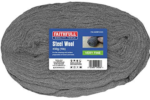 Faithfull Steel Wire Wool 450g Grit: VERY FINE