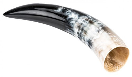 NaDeco Trinkhorn 0,2 Liter Methorn Wikinger Horn Kuhhorn Rinderhorn