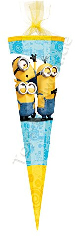 Schultüte / Zuckertüte / 85cm / eckig / Minions