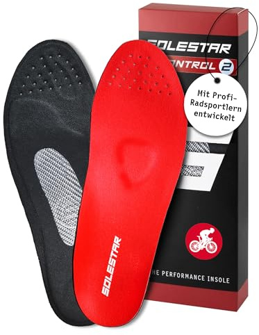 Solestar Smelles KONTROL - Semelle pour une meilleure stabilité - Semelle de chaussure de vélo - Chaussure velo route - Semelle pour chaussures d'hommes et de femmes