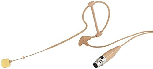 Monacor HSE-40/SK Ultraleichtes Miniatur-Ohrbügelmikrofon, Gelb