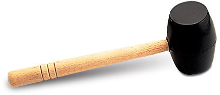 Rubi - Maza De Goma Negra 500 Gr. (65905)