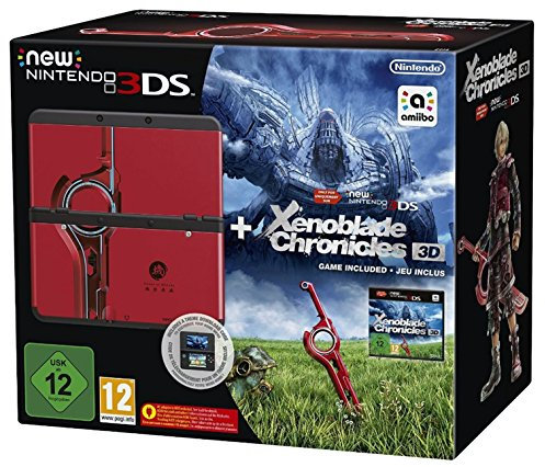 Console New Nintendo 3DS - noir + Coque Xenoblade Chronicles pour New Nintendo 3DS + Xenoblade Chronicles 3D