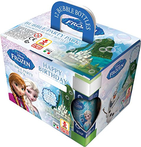 Bubble World - 103.658000 - Frozen - Party Pack de 12 Tube de Bulle de Savons - 60 ml