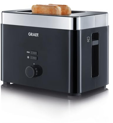 GRAEF. 2-Scheiben Toaster TO 62, schwarz