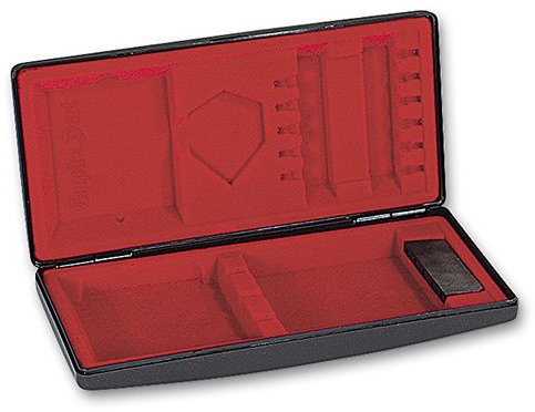 Dart-Pfeilbox Empire® Comfort Schwarz Innenfarbe Rot