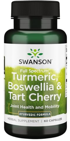 Swanson Full Spectrum Turmeric Boswellia & Tart Cherry Joint Function & Support 60 Capsules