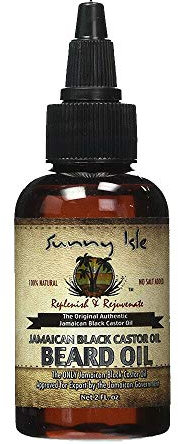 Sunny Isle Natural Jamaican Black Castor Oil Beard Oil 2 oz