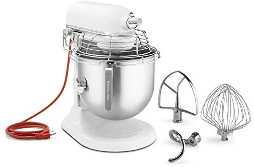 KitchenAid Commercial Series 8 Quart Bowl-Lift Stand Mixer with Stainless Steel Bowl Guard - KSMC895