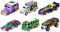Hot Wheels Real Riders Batman Classic TV Series Collectible Diecast Model Vehicles - Robin Ford F-150, Penguin '49 Ford COE, Riddler '70 Chevelle Delivery, & Catwoman School Busted - Pack of 4