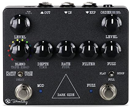 Keeley Dark Side Fuzz Mod Workstation Pedal, Black (KDark)