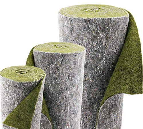 30m x 0,75m tapete de banco tapete de terraplén verde tapete de borde de estanque para el revestimiento del estanque