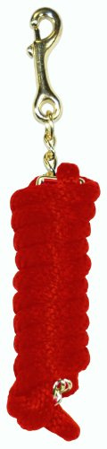 Hamilton 1,6 cm x 2,4 m Poly-Pferde-Führstrick + Kette und Bolzenverschluss | Barn Horse Tack für den täglichen Gebrauch, Premium Metall Bolt Snap und 61cm Kette, witterungsbeständig, langlebig