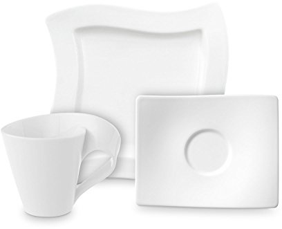 Villeroy & Boch 10-2525-9061 Kaffeeservice, Porzellan, weiß, 39.00 x 29.00 x 22.00 cm, 12 Einheiten