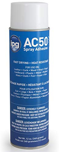 IPG AC50 Spray Adhesive, Clear, 12 oz