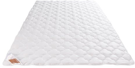 LINEA by böhmerwald - nature - Baumwolldecke sommerleicht, 155x220, 100% Baumwolle, Allergiker geeignet, waschbar bis 60°C, in Deutschland produziert