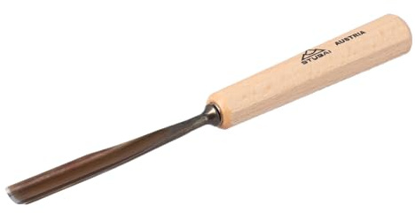 Stubai 520714 Sgorbia per Scultori con Manico, Modello 7, 14 mm