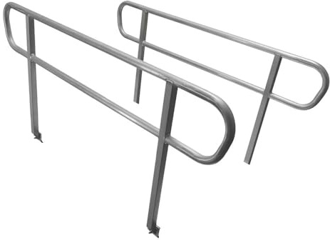 Titan Ramps Handrails for 6' Wheelchair Ramp, Accessory Only, Hardware Included
