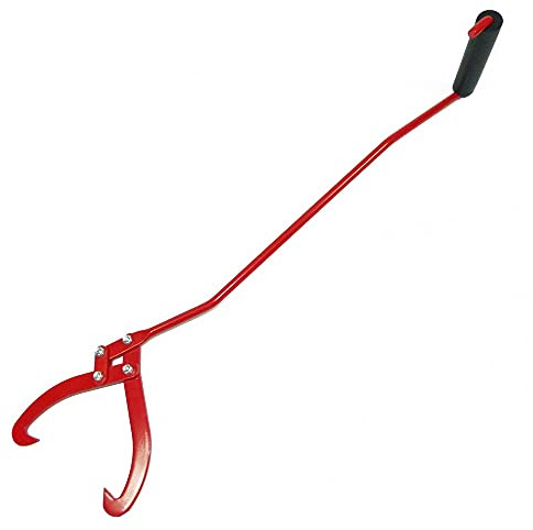 SPARPACK 2 Stück VORLIEFERZANGE Handpackzange 190mm Klauenöffnung. Holzzange Handhebezange Holzgreifer Schleppzange