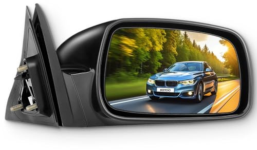 SCITOO Passenger Side Mirrors fit for 2007 2008 2009 2010 2011 for Toyota Camry with Power Controlling Non-telesccoping Non-Folding Features Exterior Accessories Mirrors
