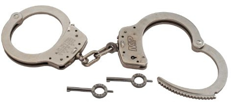 Smith & Wesson Handfessel Polizei-Handschelle S&W 100 M&P, Silber, One size, 310SW100MP