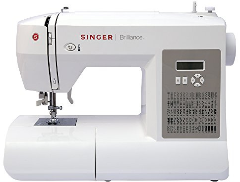 SINGER Freiarm-Nähmaschine Brilliance 6180 inllusive großen Anschiebetischs