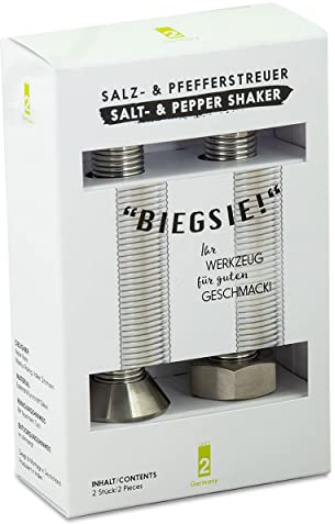 Take2 Biegsie Biegestreuer, 18/8 Edelstahl, gelb,Silber, 10 x 7 x 6 cm