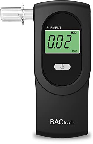 BACtrack Etilometro Element, Precisione di Livello Professionale, Conformità DOT & NHTSA, Etilometro Portatile uso Personale e Professionale
