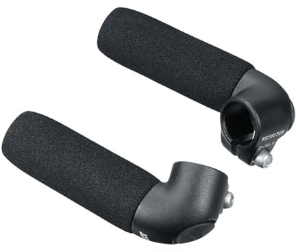 ergotec Bar-Ends Touring-S / Aluminum AL6061-T6 mit Soft-Griffüberzug, schwarz-sand, 50005001